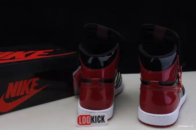 Rep MAX High 1 Air Jordan Patent OG 555088-063 Bred 0531